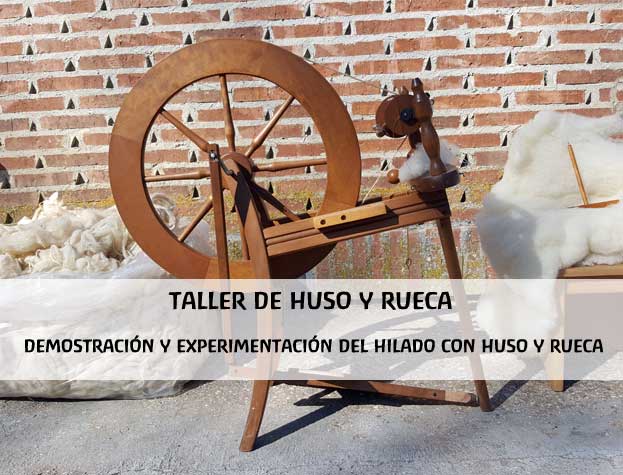 taller de huso y rueca